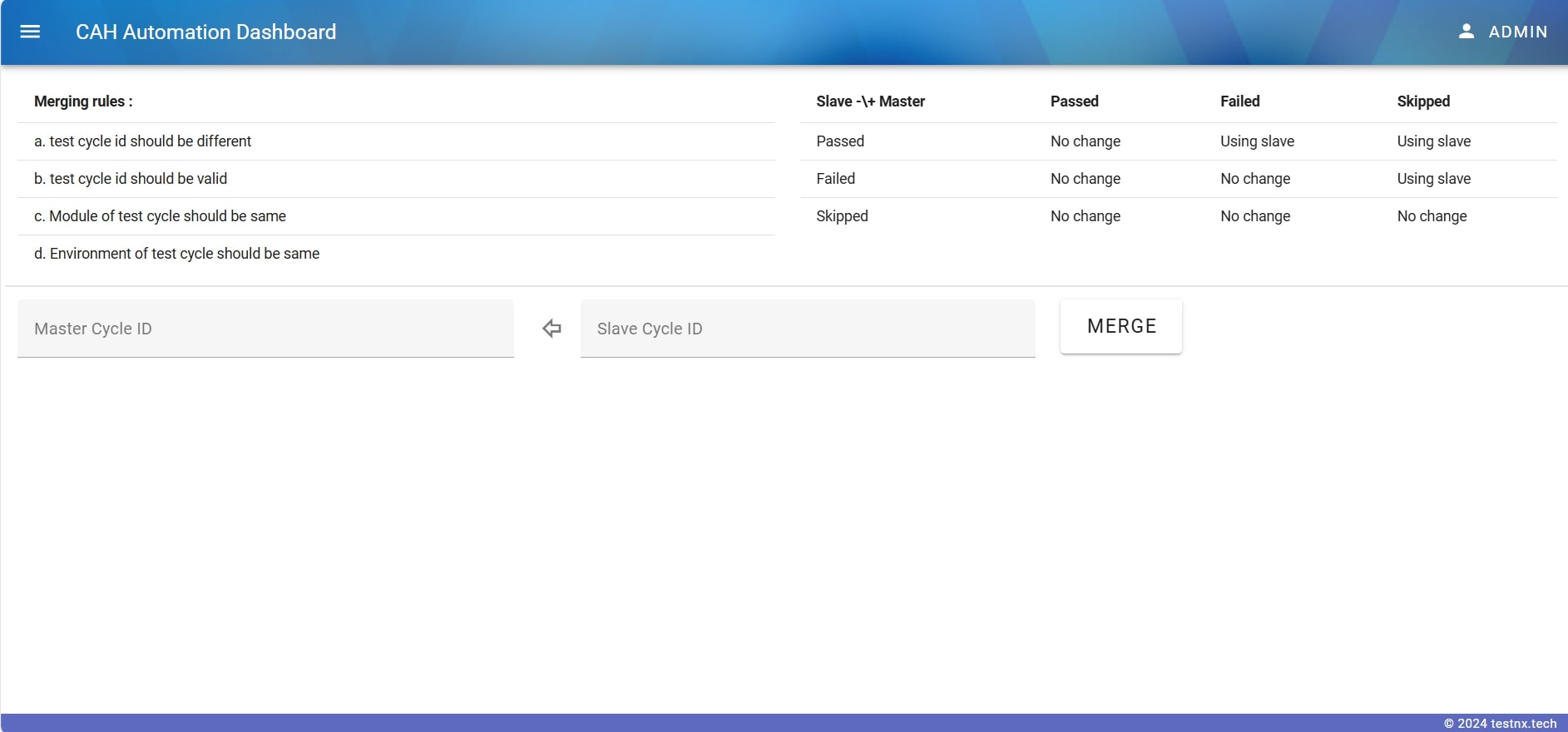 at dashboard merge at-dashboard-merge